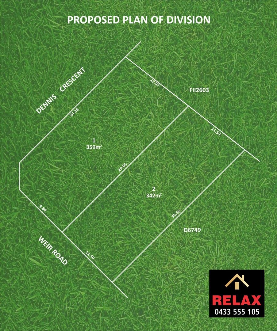 New land in LOT 1 & 2/7 DENNIS CRESCENT, PARA HILLS SA, 5096