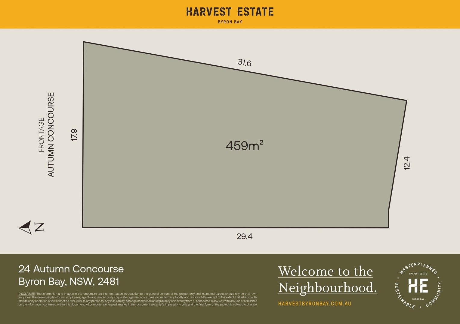 New land in 24 Autumn Concourse, BYRON BAY NSW, 2481