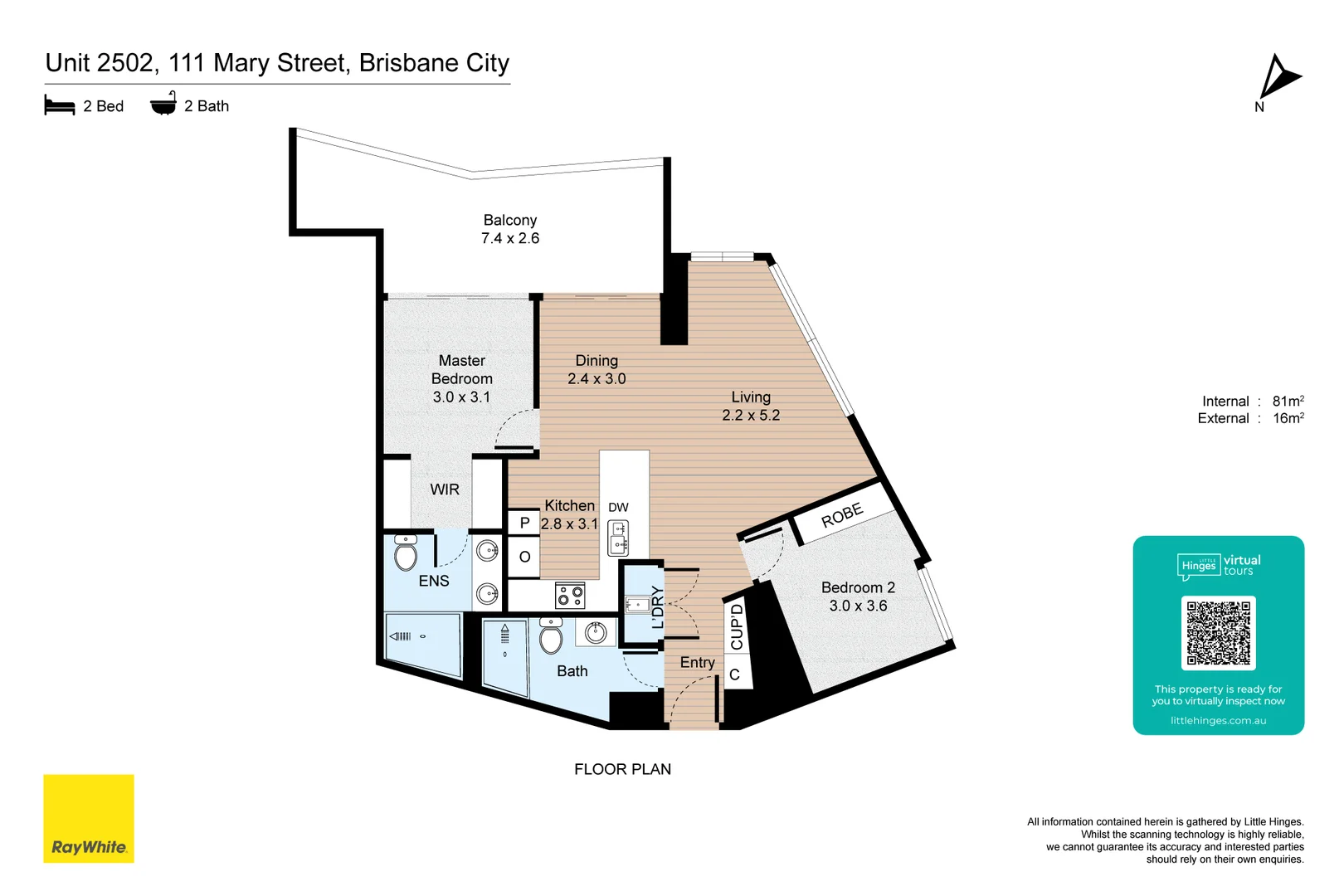 Additional image 16 of 2502/111 Mary Street, Brisbane City QLD 4000