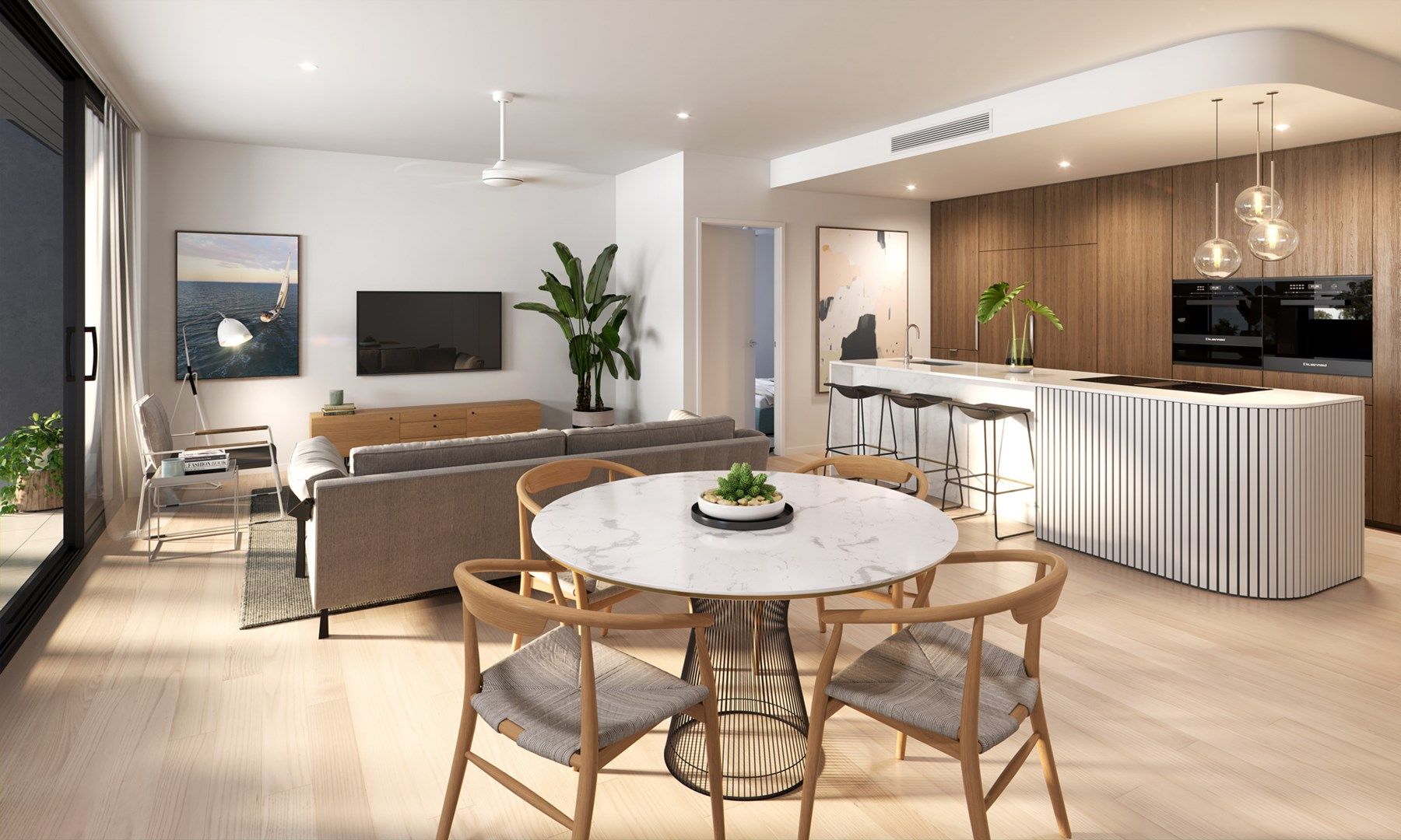 2 bedrooms Apartment / Unit / Flat in 114/191 Stratton Terrace MANLY QLD, 4179