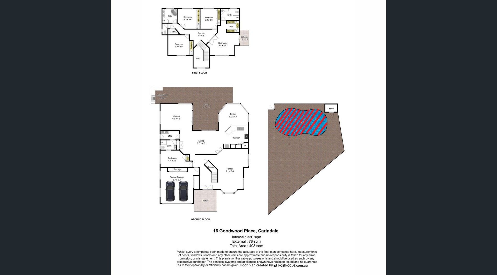 16 Goodwood Place, Carindale QLD 4152 House For Rent 1,500 Domain
