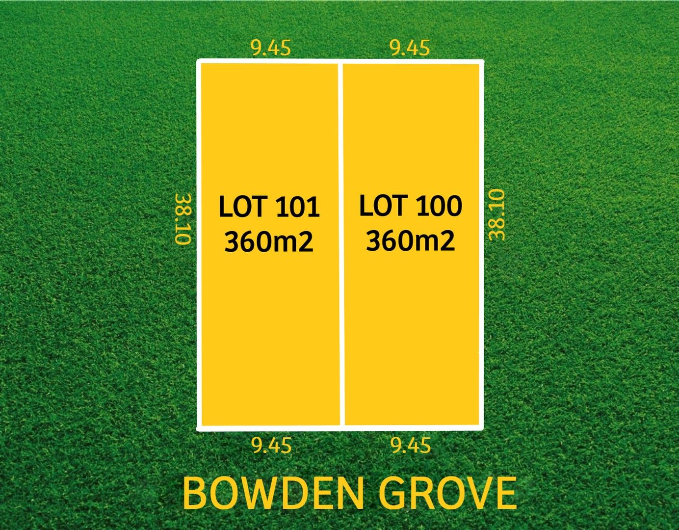 Vacant land in Lot 100 & 101 Bowden Grove, OAKLANDS PARK SA, 5046