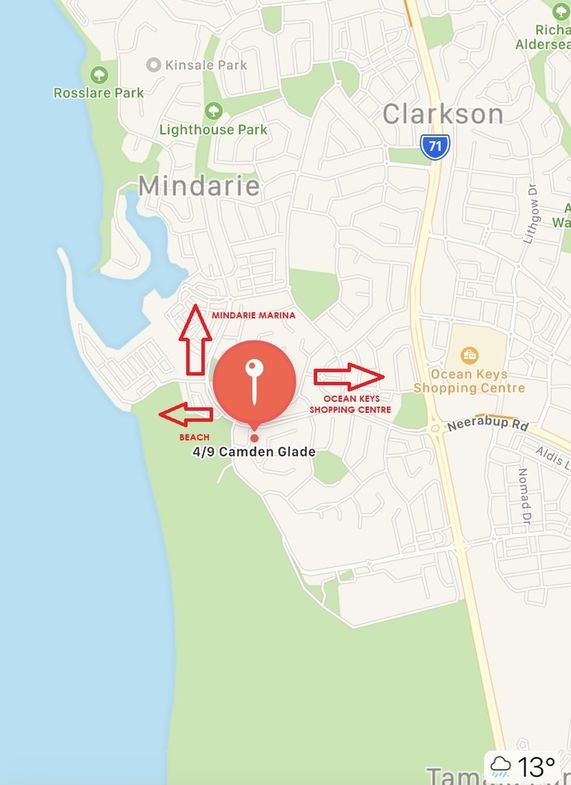 3 bedrooms Apartment / Unit / Flat in 4/9 Camden Glade MINDARIE WA, 6030