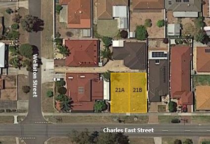 Vacant land in 21A and 21B Charles East Street, MIDLAND WA, 6056