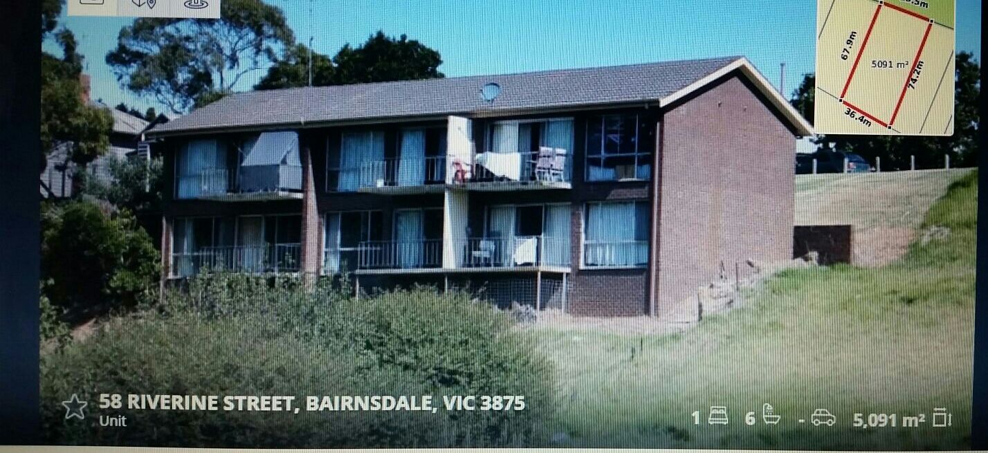 6 bedrooms Block of Units in 58 Riverine Street BAIRNSDALE VIC, 3875