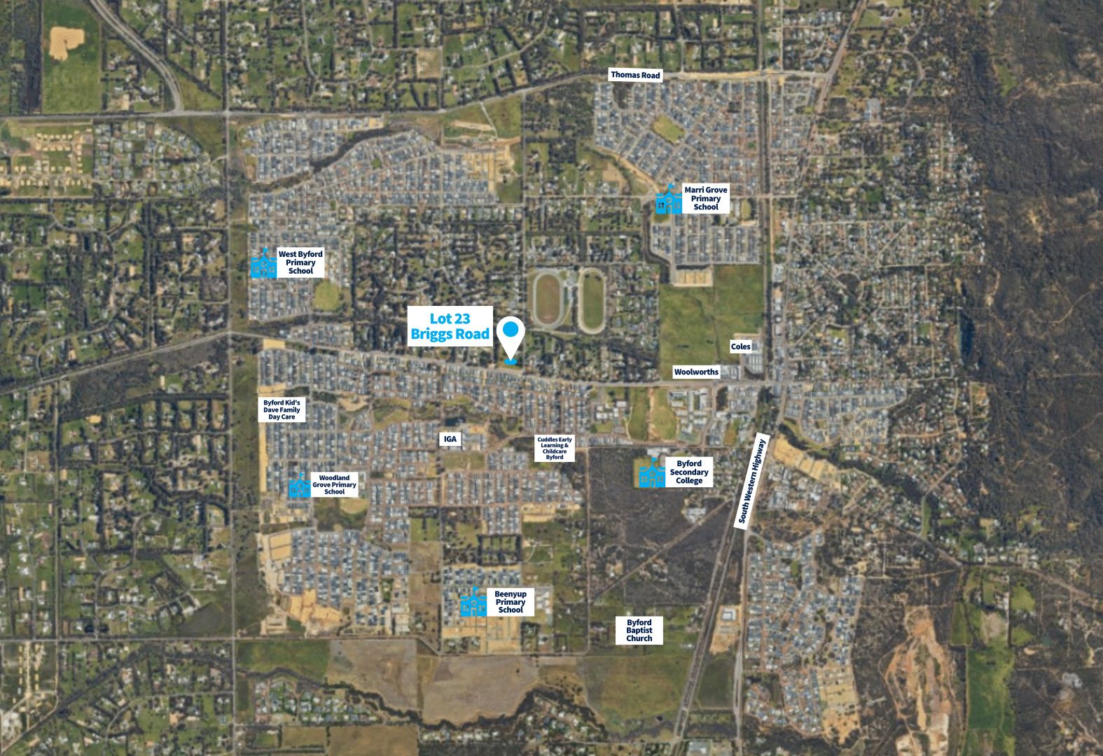 Lot 23 Briggs Road, Byford WA 6122 Domain