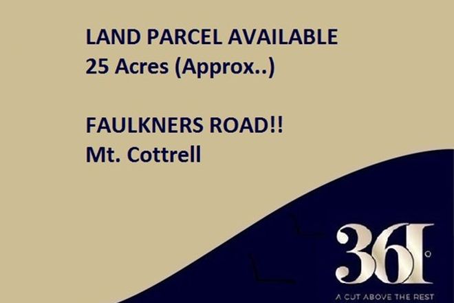 Picture of Faulkners Road, MOUNT COTTRELL VIC 3024