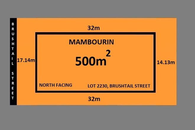 Picture of Lot 2230 Brushtail Street, MAMBOURIN VIC 3024