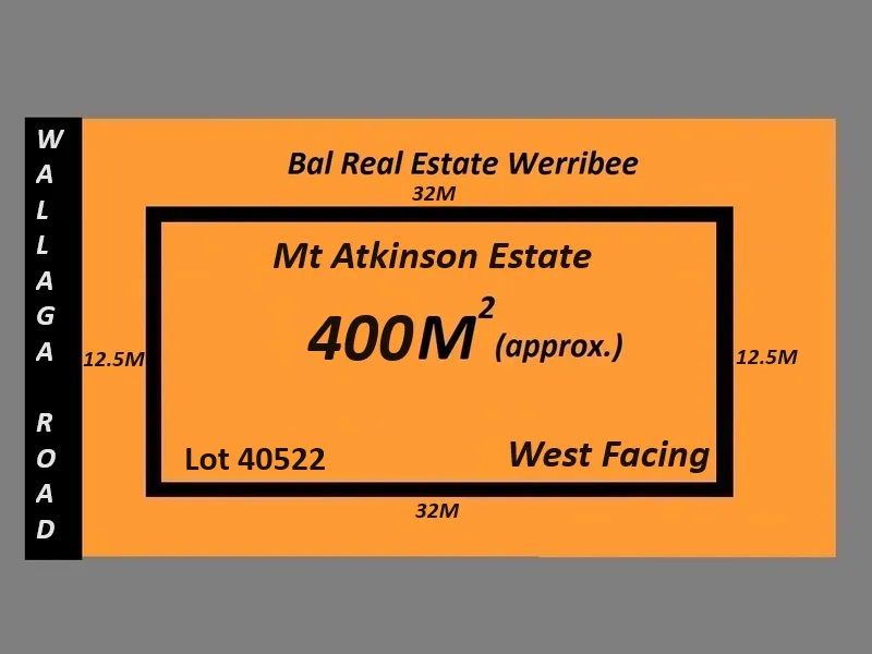 Vacant land in Lot 40522 Wallaga Road, TRUGANINA VIC, 3029