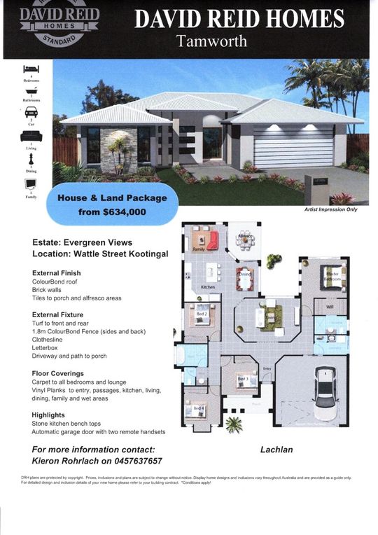 4 bedrooms House in Lot 202 Garden Street, Tamworth KOOTINGAL NSW, 2352
