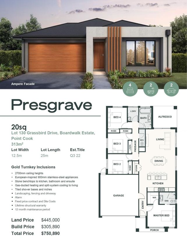 Point Cook VIC 3030 4 beds house for Sale, 750,890 2017407110 Domain