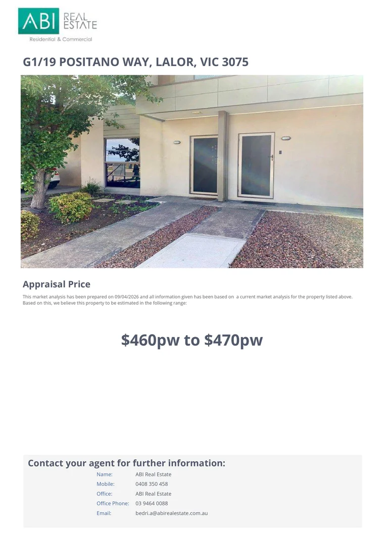 Additional image 11 of 1/19 Positano Way, Lalor VIC 3075