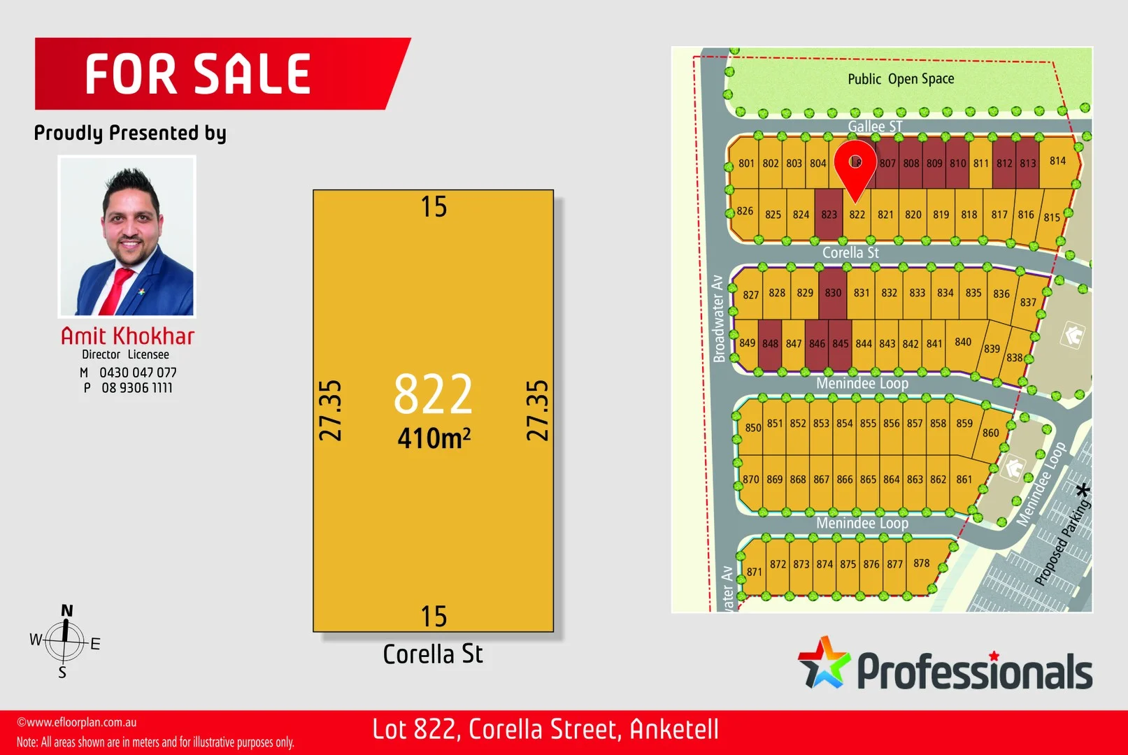 Lot 822 Corella Street, Anketell WA 6167