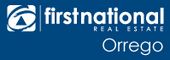 Logo for First National Real Estate Orrego 