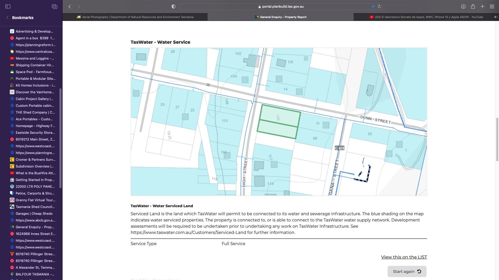109 High Street, Mathinna TAS 7214 Domain