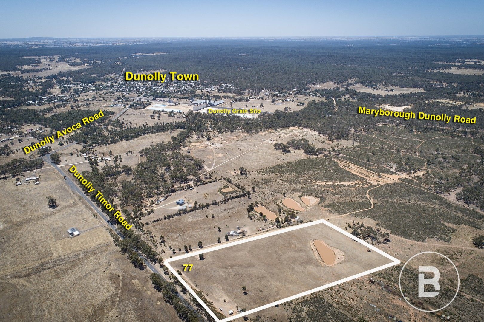 77 DunollyTimor Road, Dunolly VIC 3472 Vacant Land for Sale 350,000