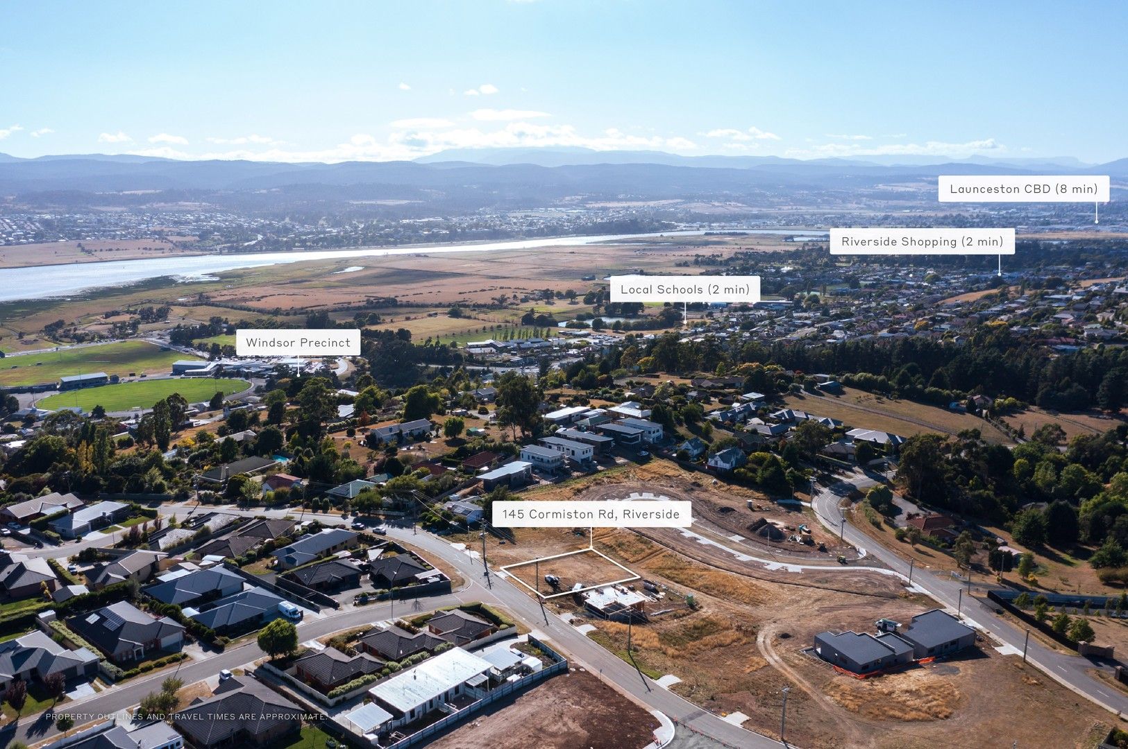 Vacant land in 145 Cormiston Road, RIVERSIDE TAS, 7250