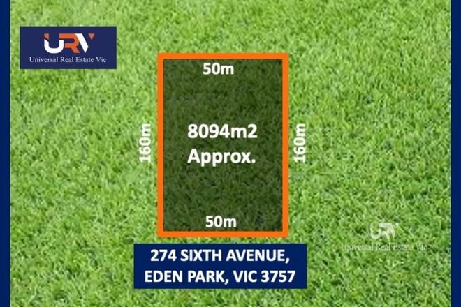 Picture of 274 Sixth Avenue, EDEN PARK VIC 3757