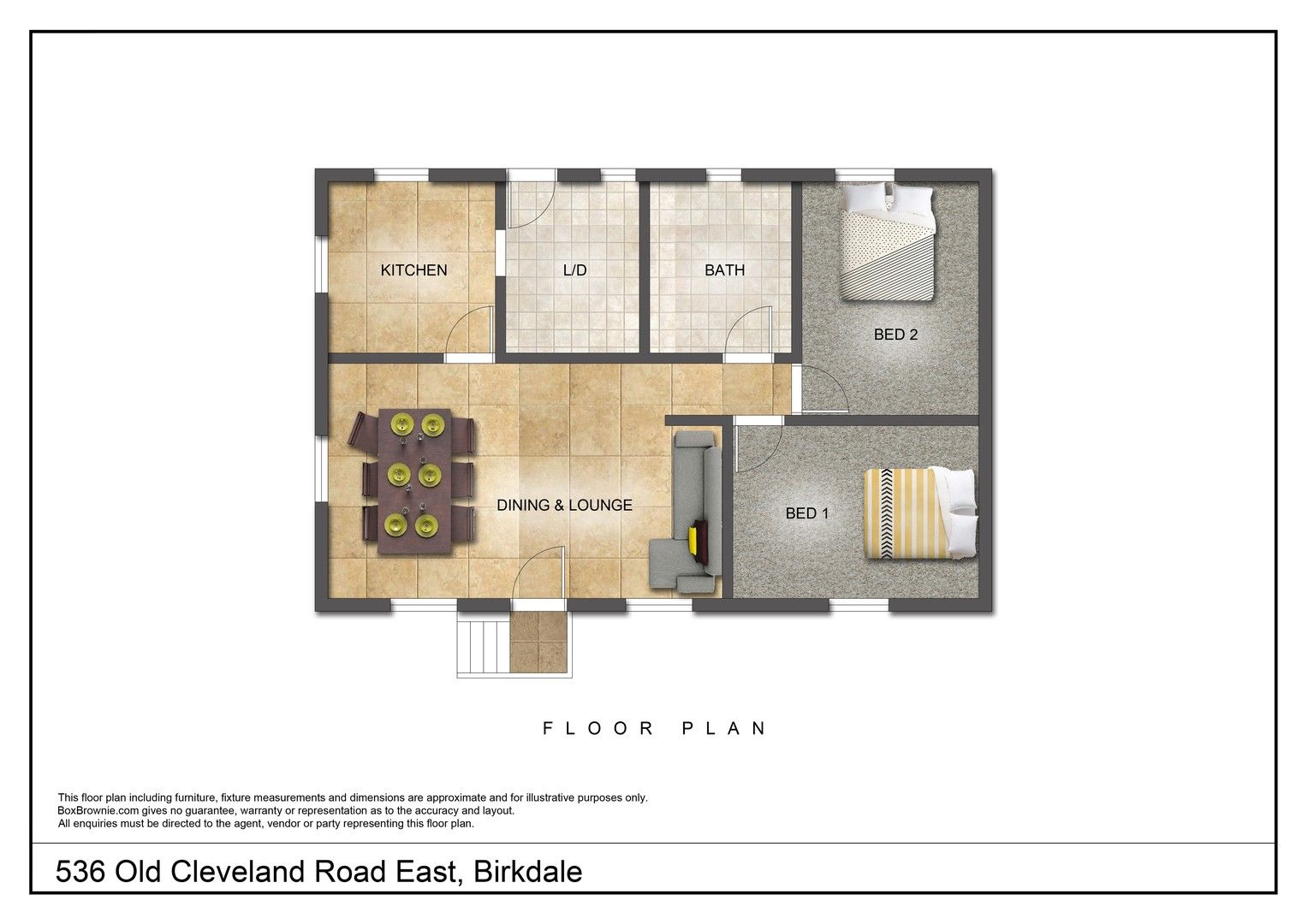 2 bedrooms House in 536 Old Cleveland Road East BIRKDALE QLD, 4159