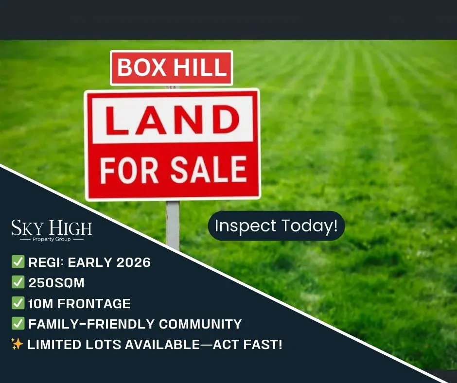 250sqm block with a generous 10m frontage, ready for your custom dream home in Box Hill, Box Hill