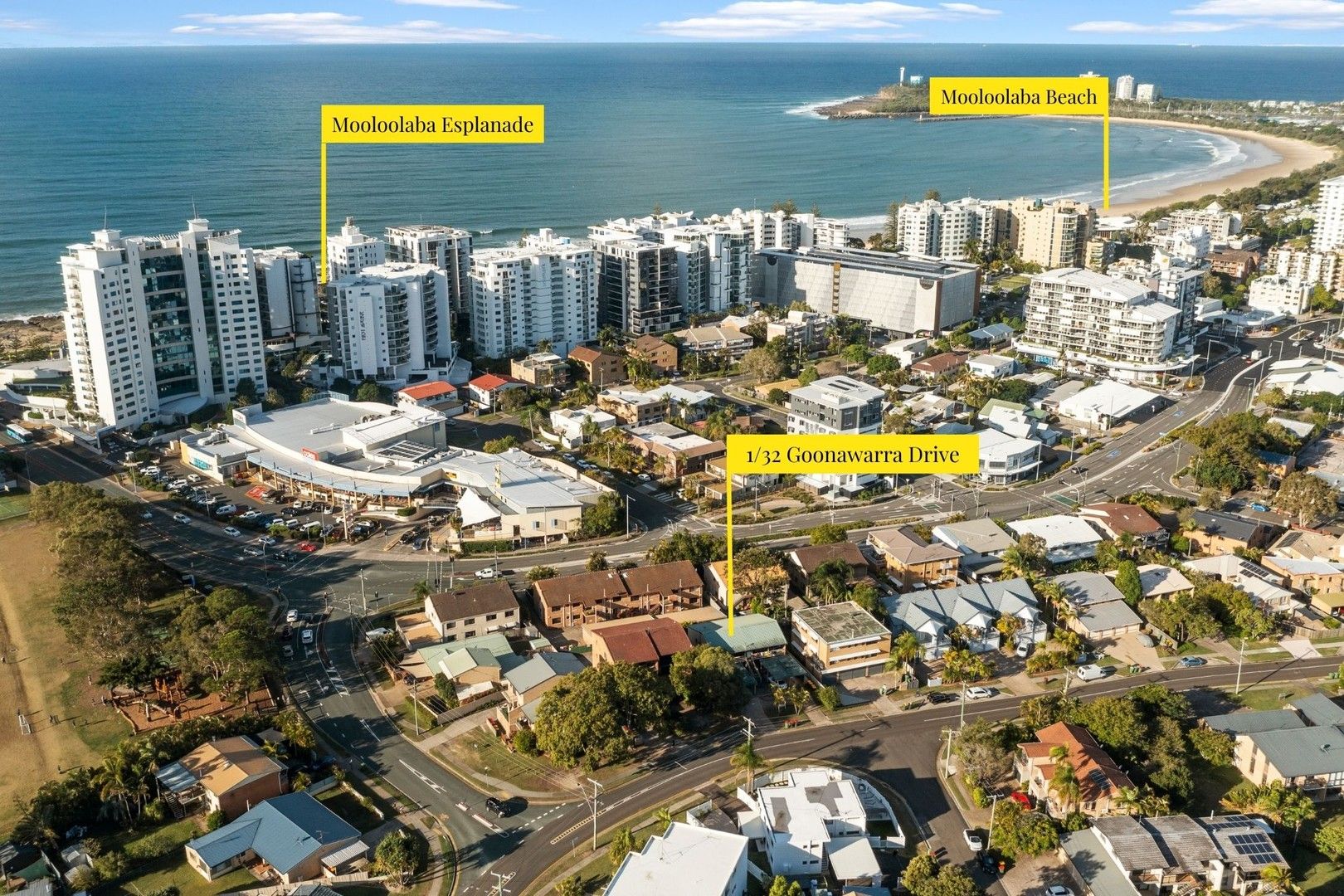 2 bedrooms Apartment / Unit / Flat in 1/32 Goonawarra Drive MOOLOOLABA QLD, 4557