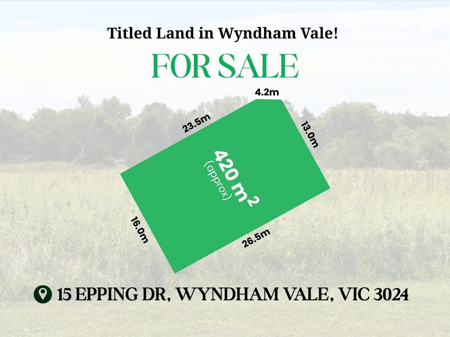 Primary image of 15 Epping Drive, Wyndham Vale VIC 3024