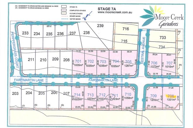 Picture of Lot 708 Fairymartin Lane, MOORE CREEK NSW 2340