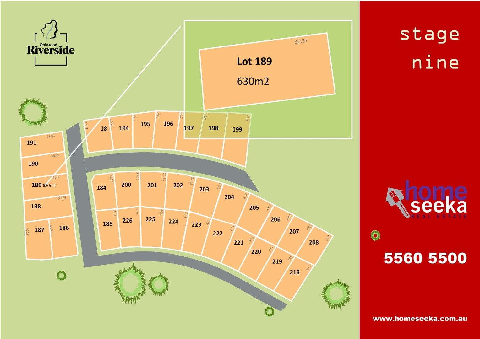 Vacant land in Stage 9 - Lot 189 Oakwood Riverside Estate, WARRNAMBOOL VIC, 3280