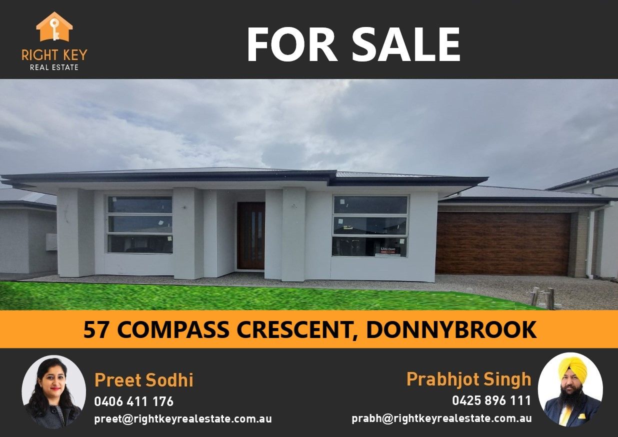 3 bedrooms House in 57 COMPASS CRESCENT DONNYBROOK VIC, 3064