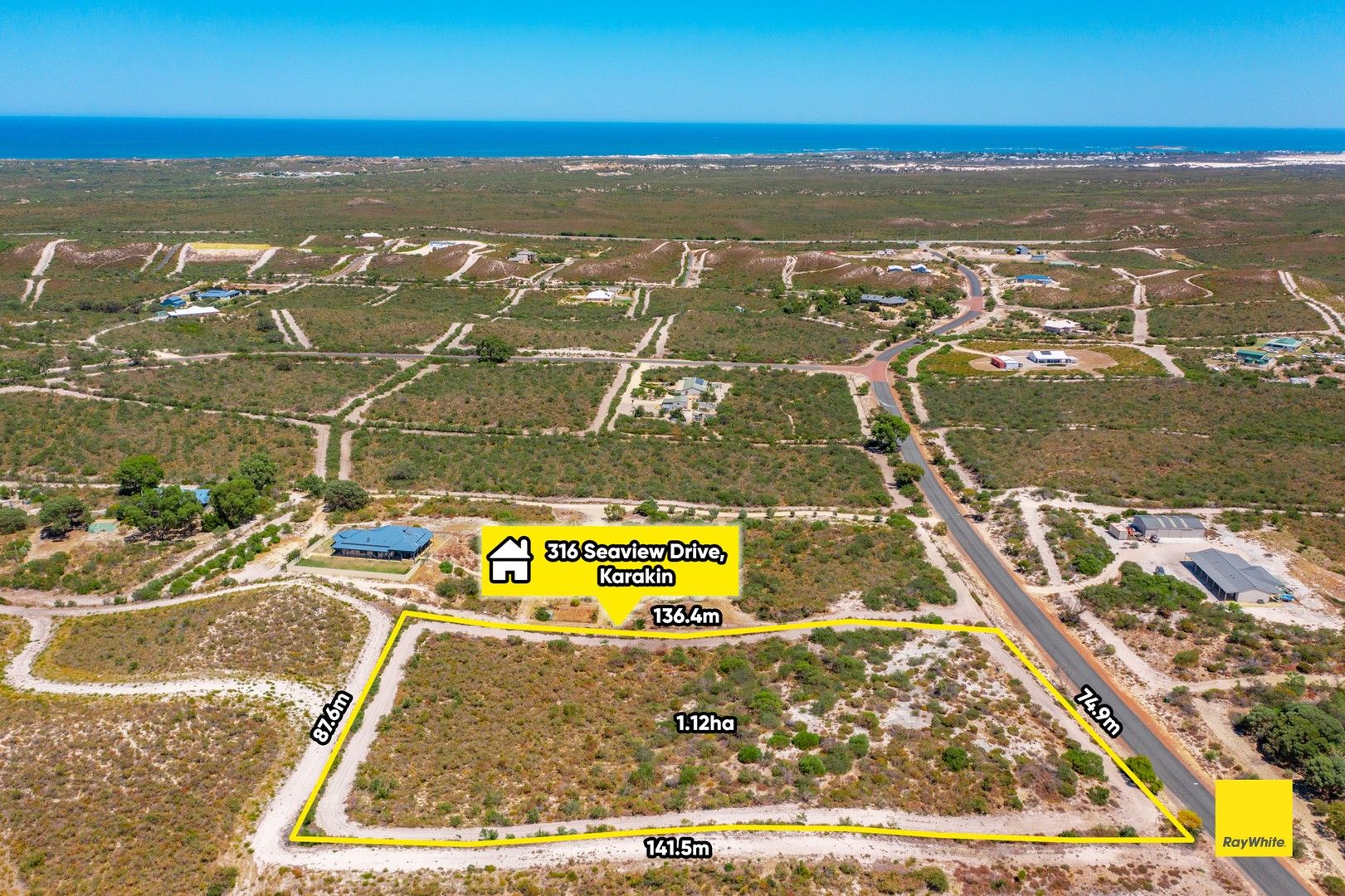 Vacant land in Lot 316 SEAVIEW DRIVE, KARAKIN WA, 6044