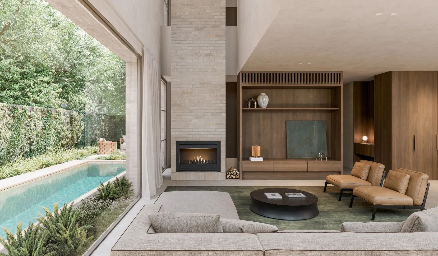 Private Garden Retreat designed by Eckersley Garden Architecture Framing An Expansive, Light-Filled Residence, Armadale