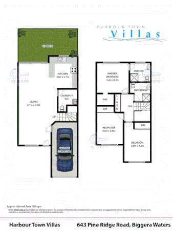 3 bedrooms Townhouse in 102/643 Pine Ridge Road BIGGERA WATERS QLD, 4216