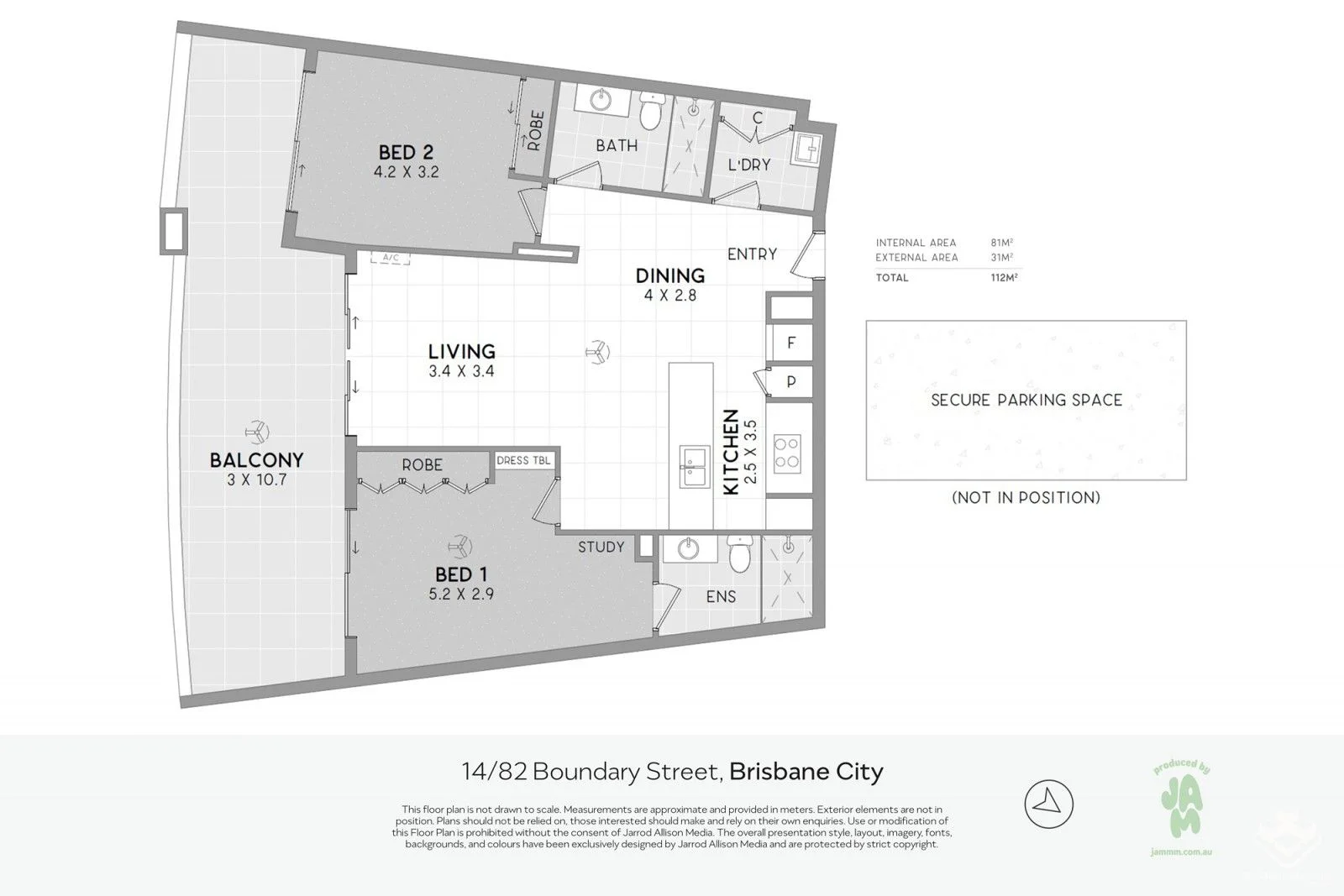 Additional image 23 of ID:21172273/82 Boundary Street, Brisbane City QLD 4000