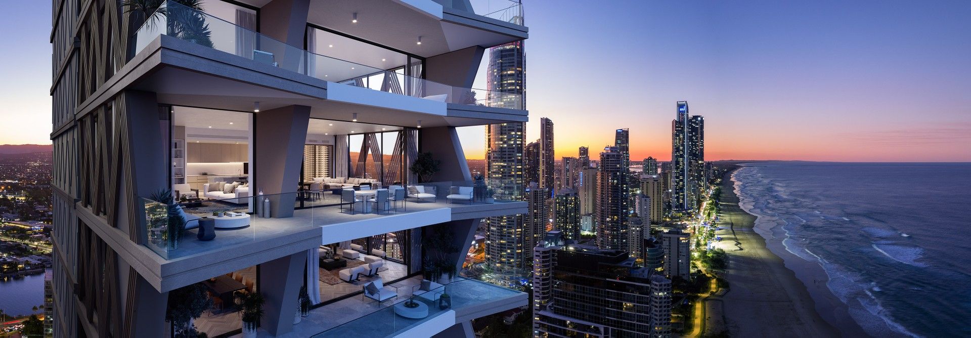 3 bedrooms New Apartments / Off the Plan in ./63 - 65 Garfield Terrace SURFERS PARADISE QLD, 4217