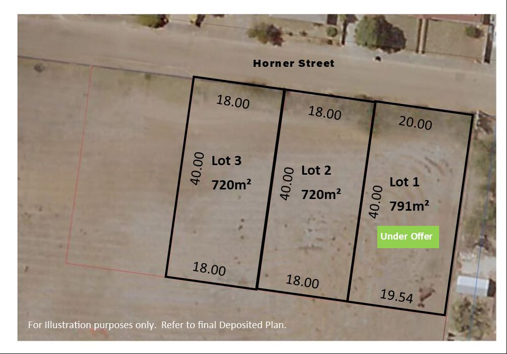 Vacant land in Lot 1-3 Horner St, RIVERTON SA, 5412