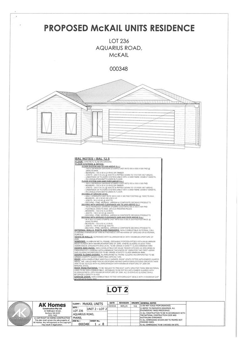 2/Lot 236 Aquarius Road, Mckail WA 6330, Image 1