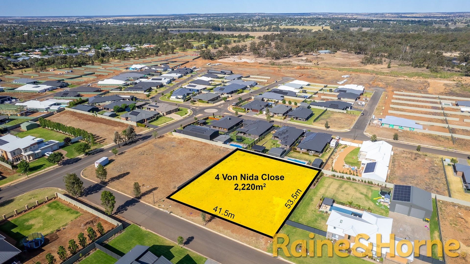 Vacant land in 4 Von Nida Close, DUBBO NSW, 2830