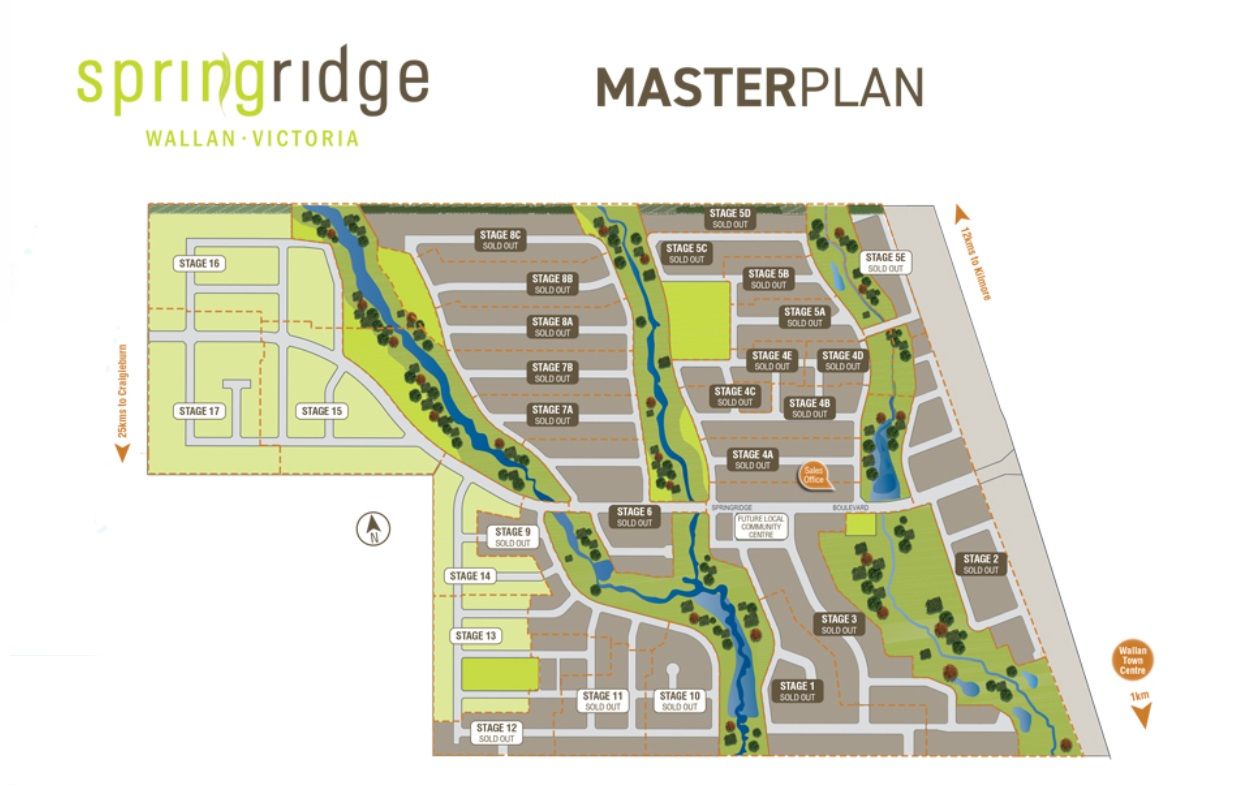 3 bedrooms New House & Land in Lot 1304 Spingridge Estate WALLAN VIC, 3756