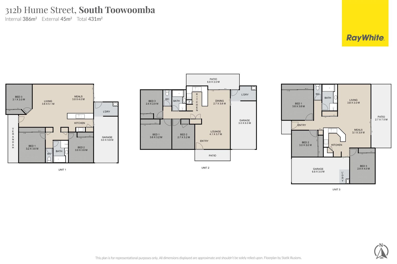 3/312B Hume Street, Centenary Heights QLD 4350, Image 2