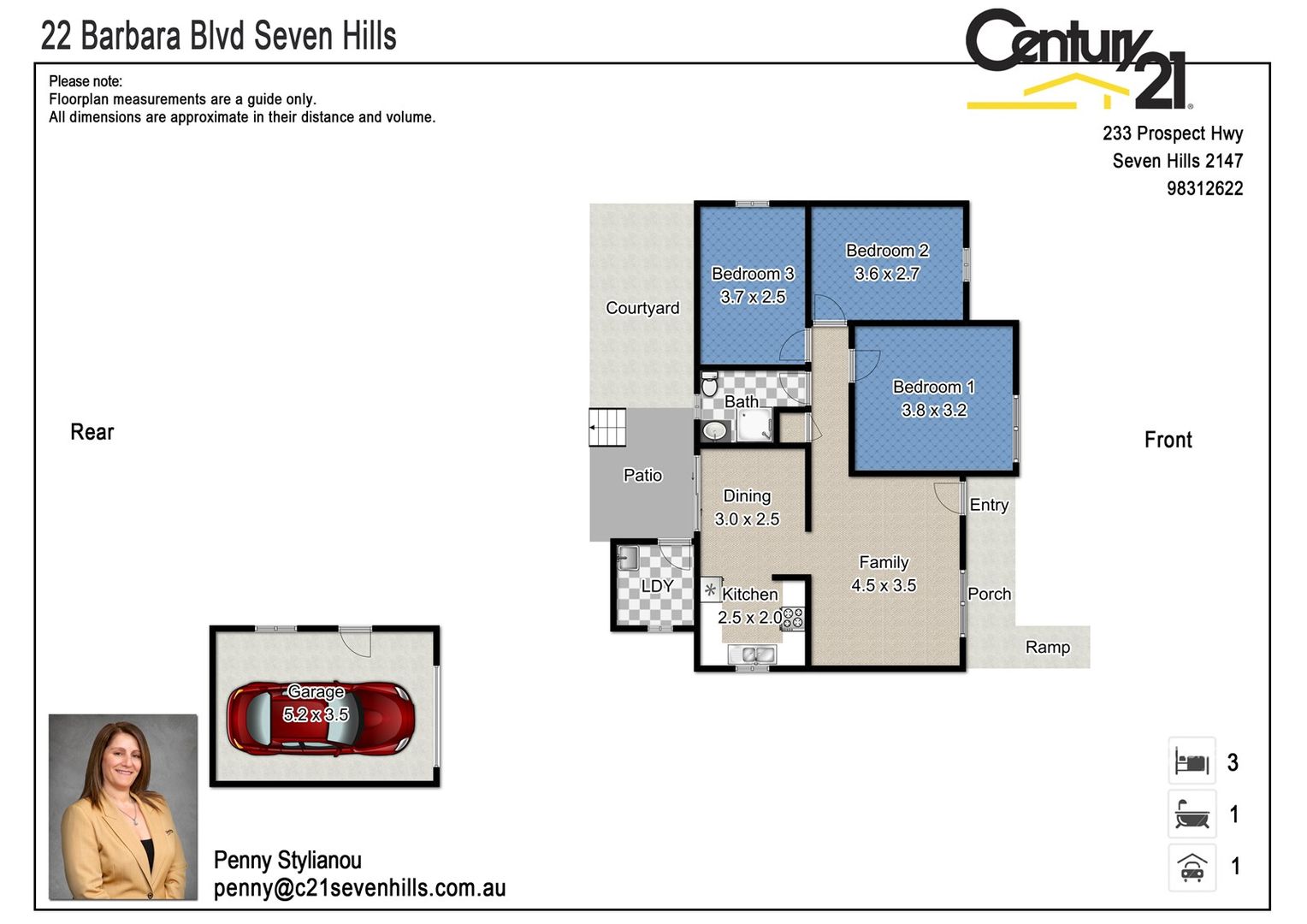 22 Barbara Boulevarde, Seven Hills NSW 2147, Image 1