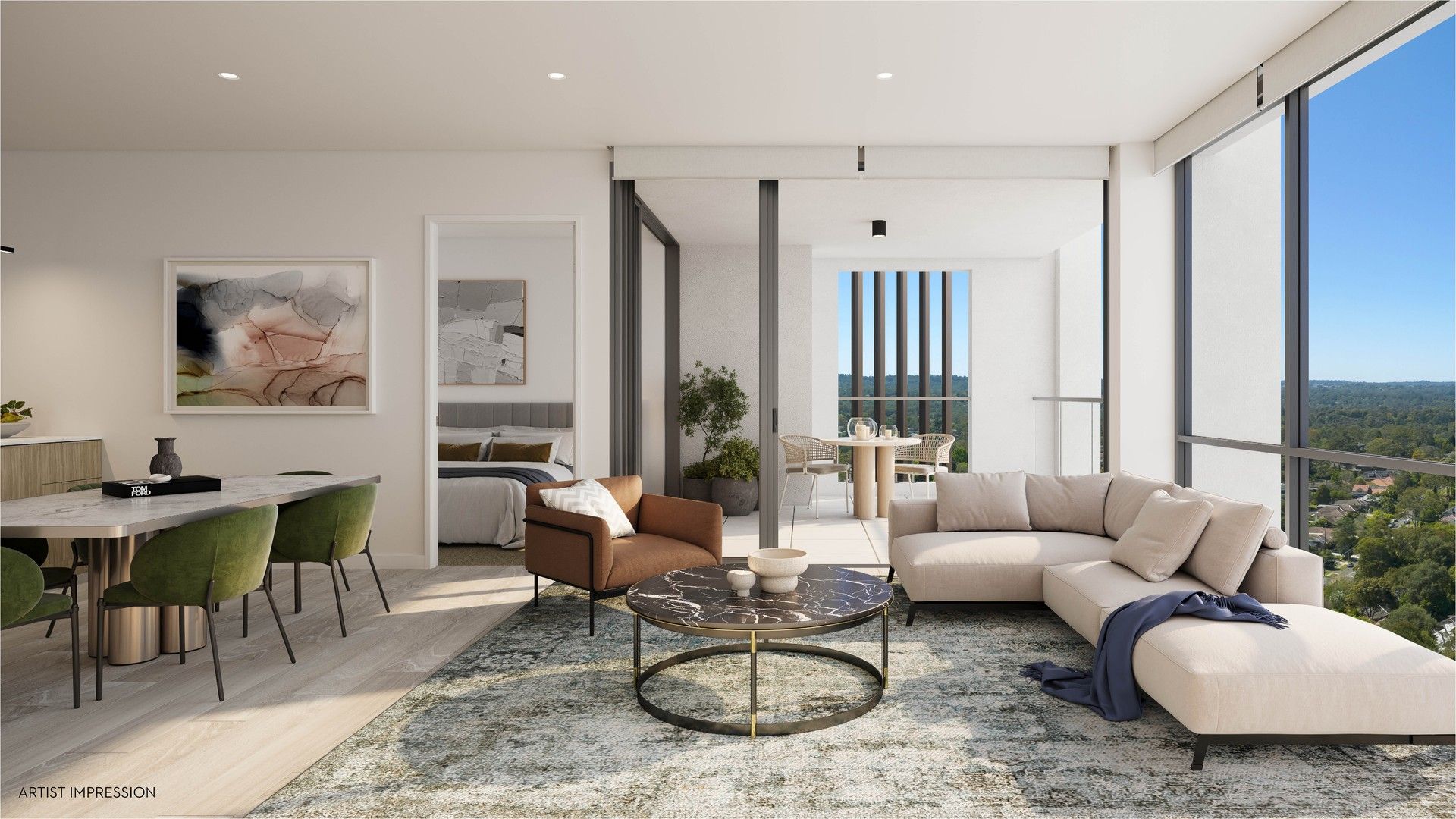 3 bedrooms New Apartments / Off the Plan in 37-41 Oxford Street EPPING NSW, 2121