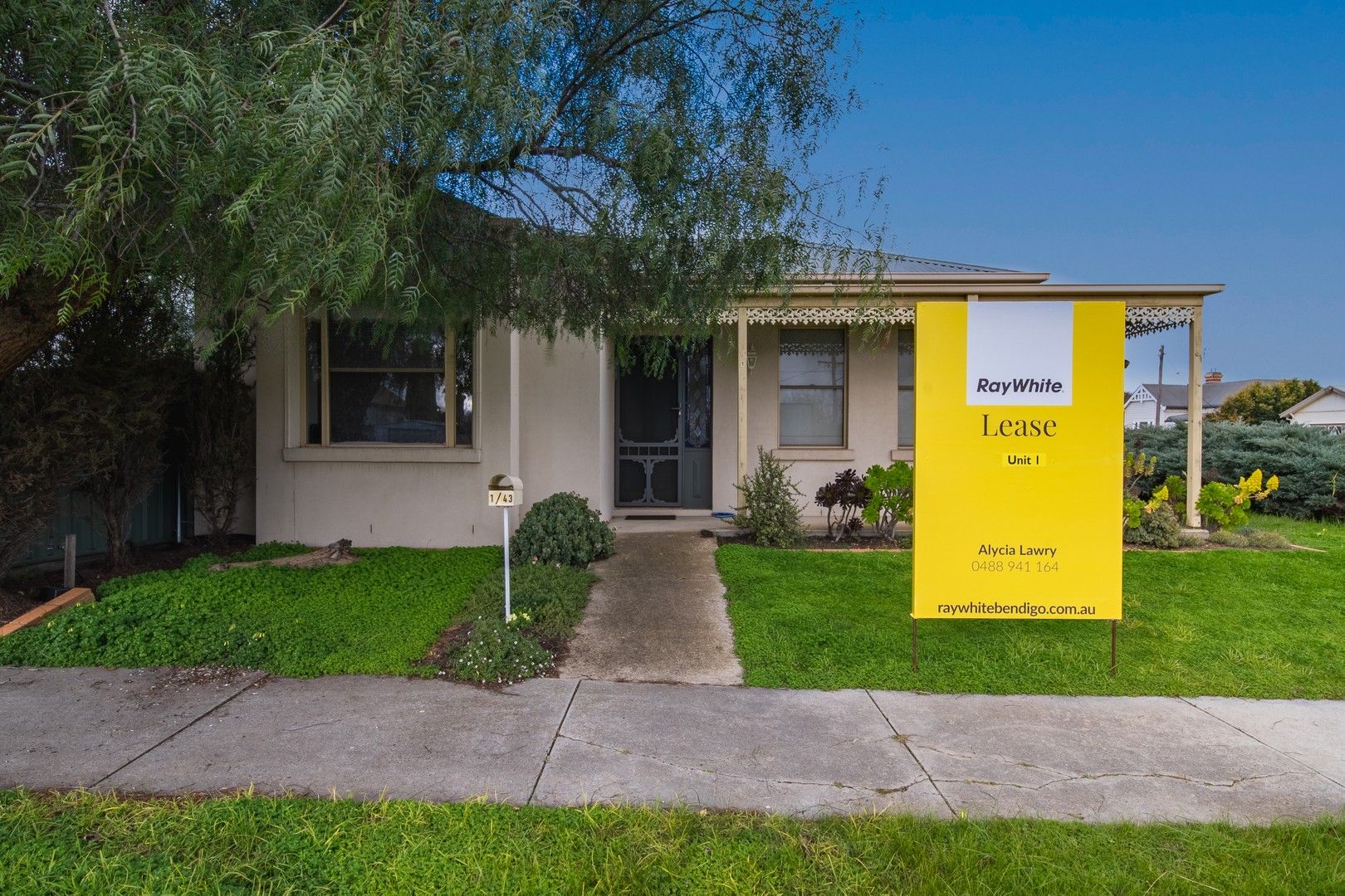 2 bedrooms House in 1/43 Hargreaves Street BENDIGO VIC, 3550