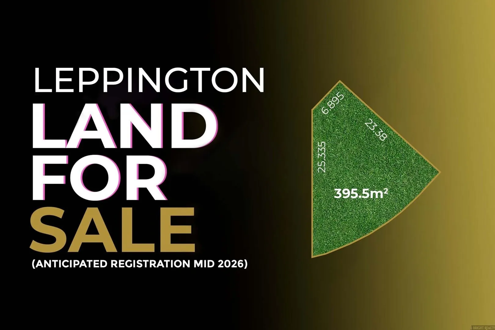Amazing Land Opportunity in Leppington: Registration Q2 2026