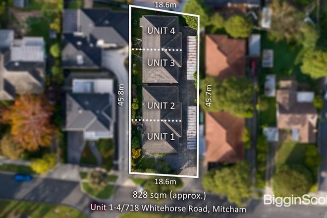 Picture of 1-4/718 Whitehorse Road, MITCHAM VIC 3132