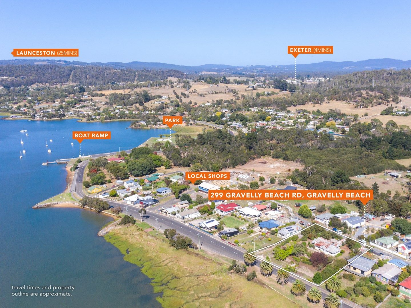 299 Gravelly Beach Road, Gravelly Beach TAS 7276, Image 1