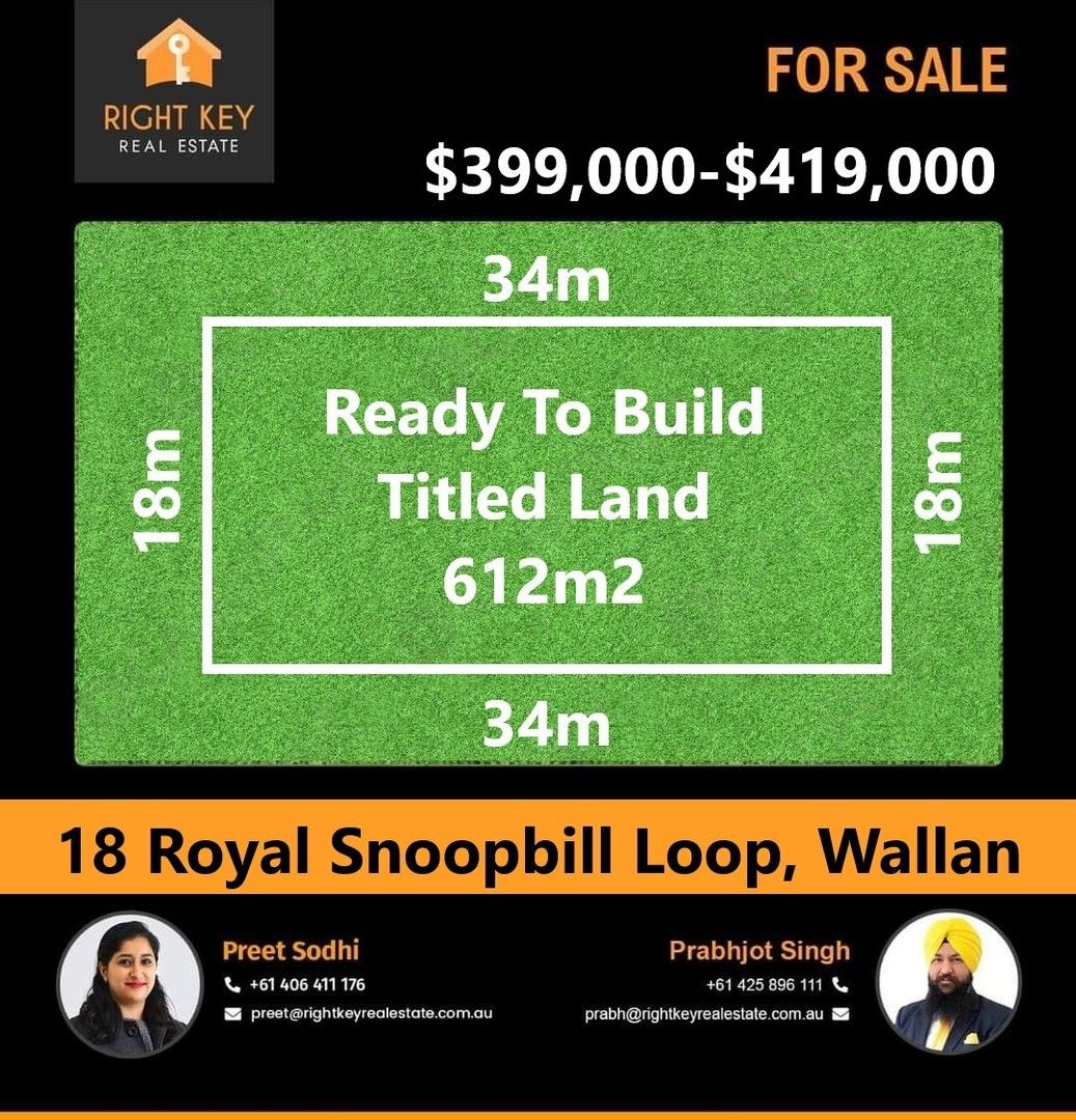 Vacant land in 18 Royal Snoopbill Loop, WALLAN VIC, 3756