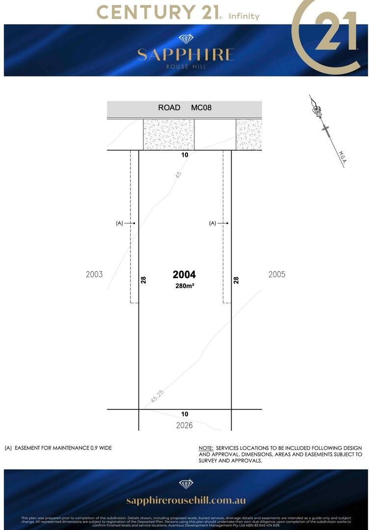 Vacant land in Lot 2004/259 Riverstone Road, ROUSE HILL NSW, 2155