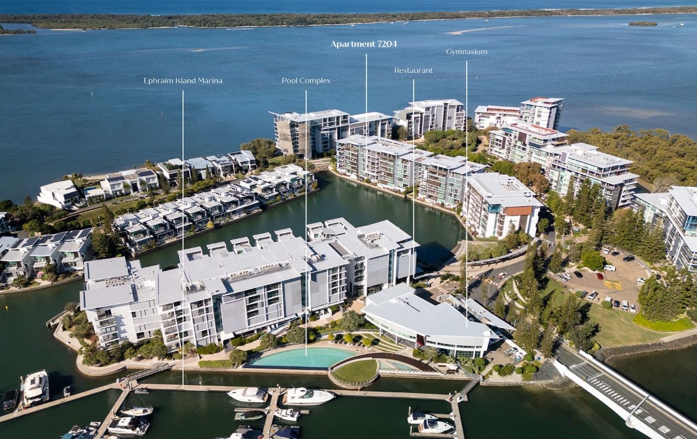 7204 Ephraim Island Parade, Paradise Point QLD 4216 Apartment For
