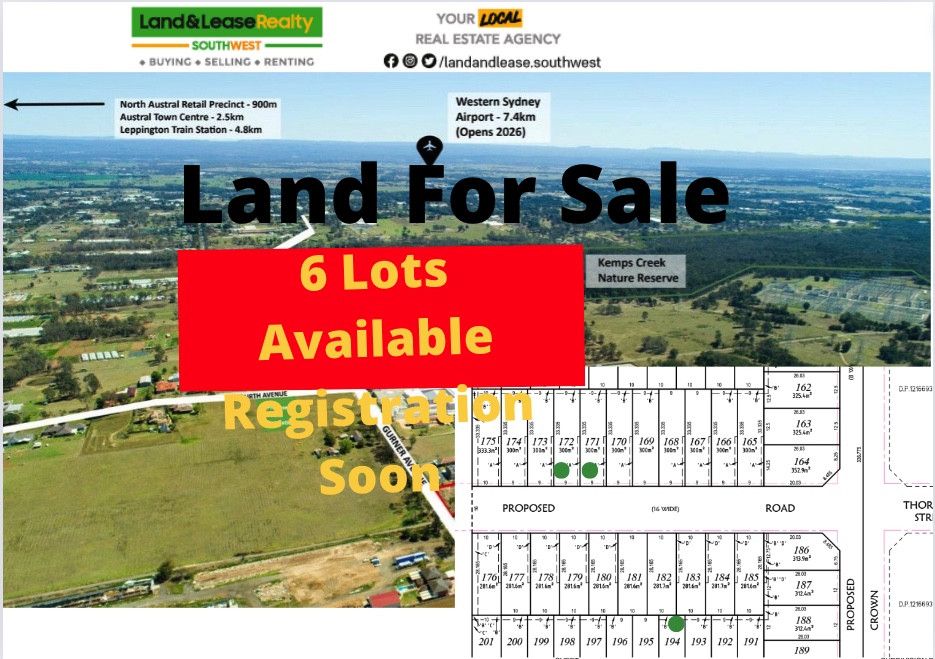 Vacant land in Lot 194/45-65 Gurner Avenue, AUSTRAL NSW, 2179