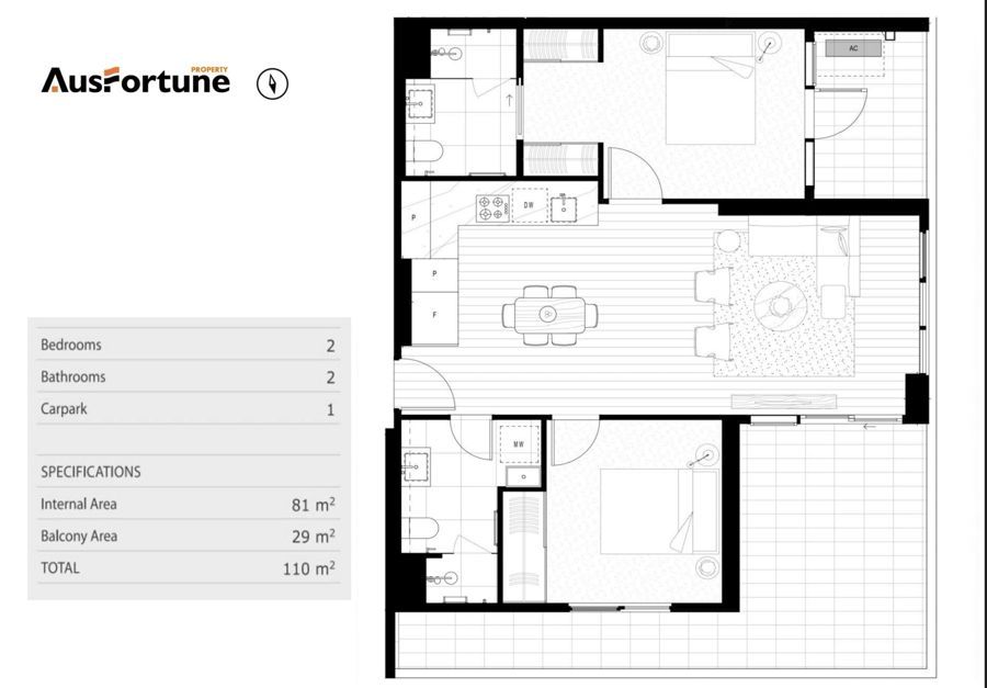 Clayton South VIC 3169 1 bed apartment for Sale, 424,300 to 598,800